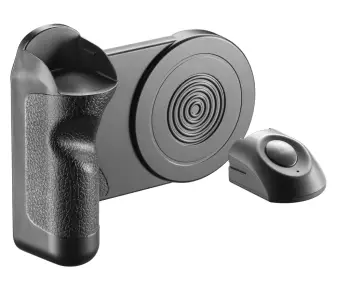 Aksesorë për telefon Cellularline Pics Mag Universal Bluetooth Selfie Holder – Zezë