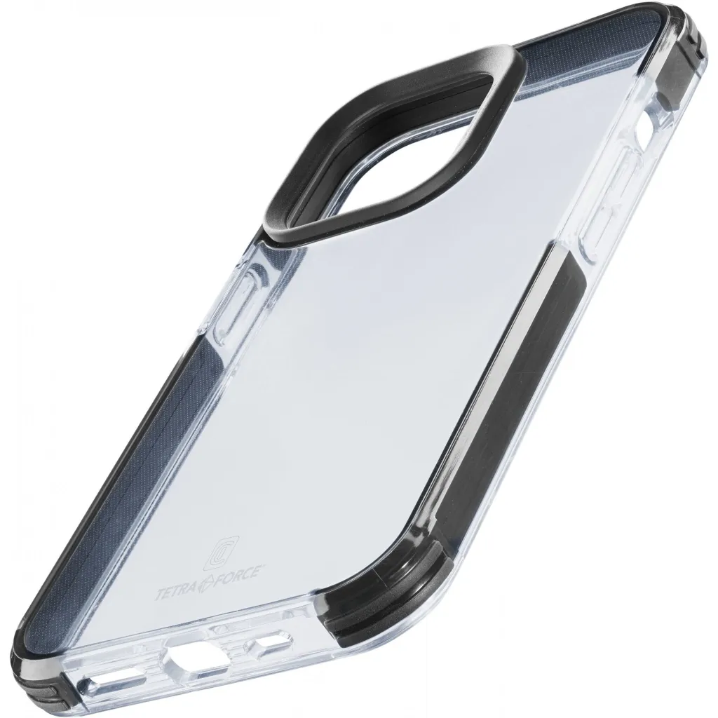 Mbështjellës Cellular Line Tetra Force Strong Guard për iPhone 15 Pro Max, 6.7", e zezë - 1