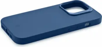 Mbështjellës Cellular Line Sensation+ për iPhone 15, silikon, 6.1", kaltër