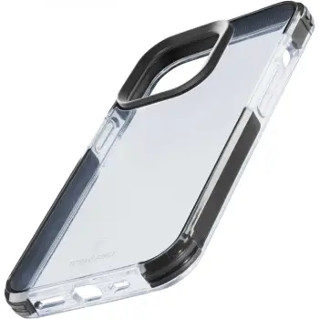Mbështjellës Cellularline Tetra Force Strong Guard për iPhone 15, 6.1", e zezë