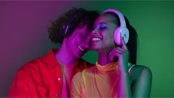 Kufje Bluetooth Cellular Line Music & Sound BASIC, 14 orë, kaltër