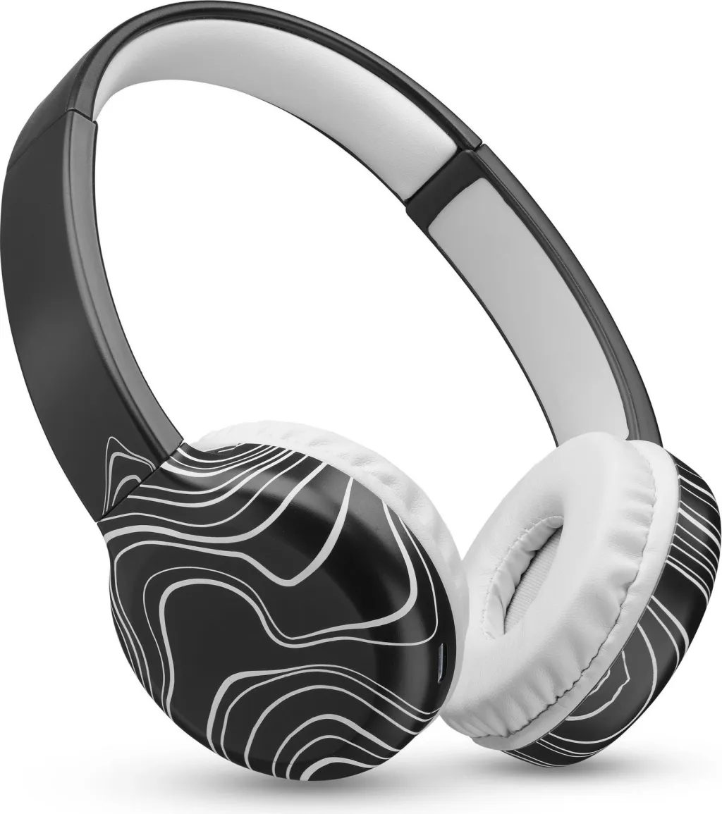 Kufje Bluetooth Cellularline Music & Sound Fantasy Wave, wireless, mikrofon, e zezë - 2