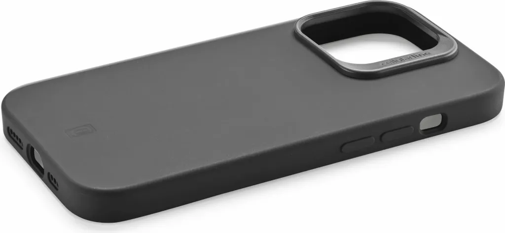 Mbështjellës Cellular Line Sensation+ për iPhone 15, silikon, 6.1", zi - 1