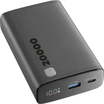 Powerbank Cellularline Elite, 20000 mAH, 20W, i zi