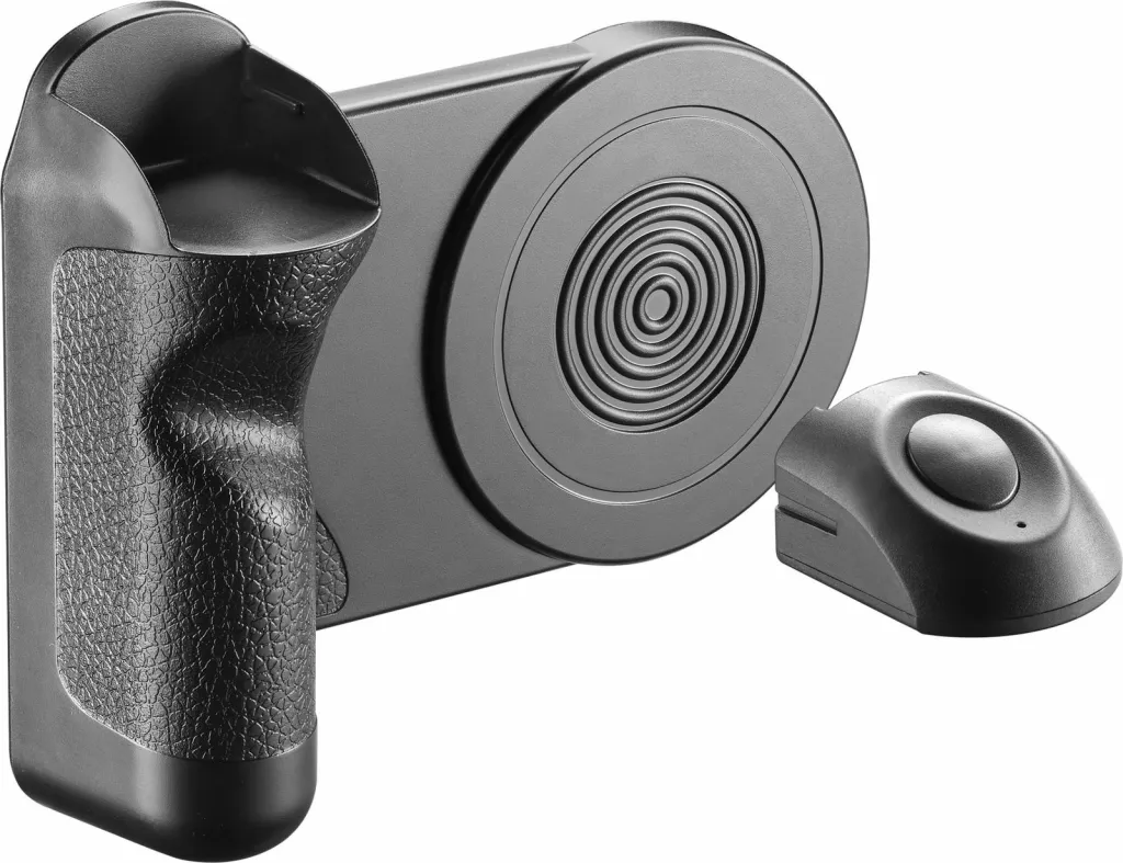 Mbajtës magnetik Bluetooth për celular, Cellularline Pics Mag, universal, i zi - 2