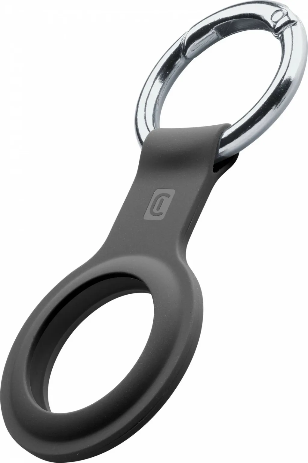 Mbështjellës Cellularline Key Ring për Apple AirTag, silikon, zi - 2
