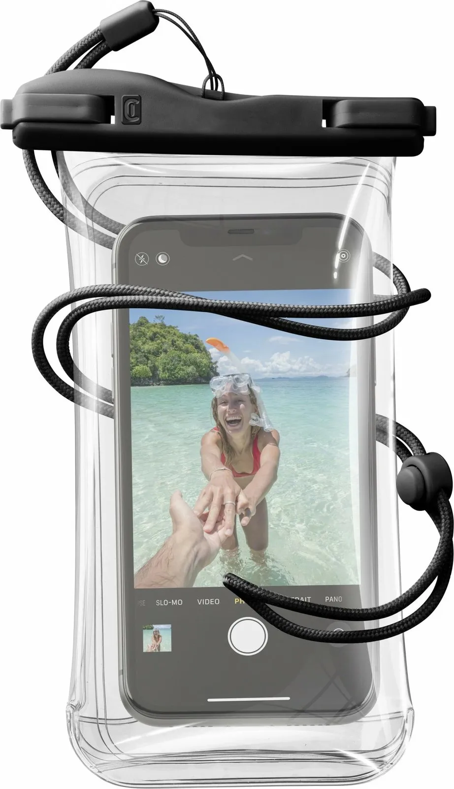 Qese ujërezistente për telefon Cellularline Voyager 22, e zezë - 1
