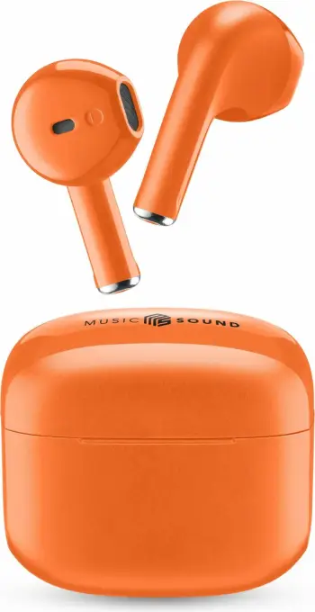 Kufje Wireless Cellular Line Music Sound SWAG, Bluetooth 5.1, 20h, portokalli