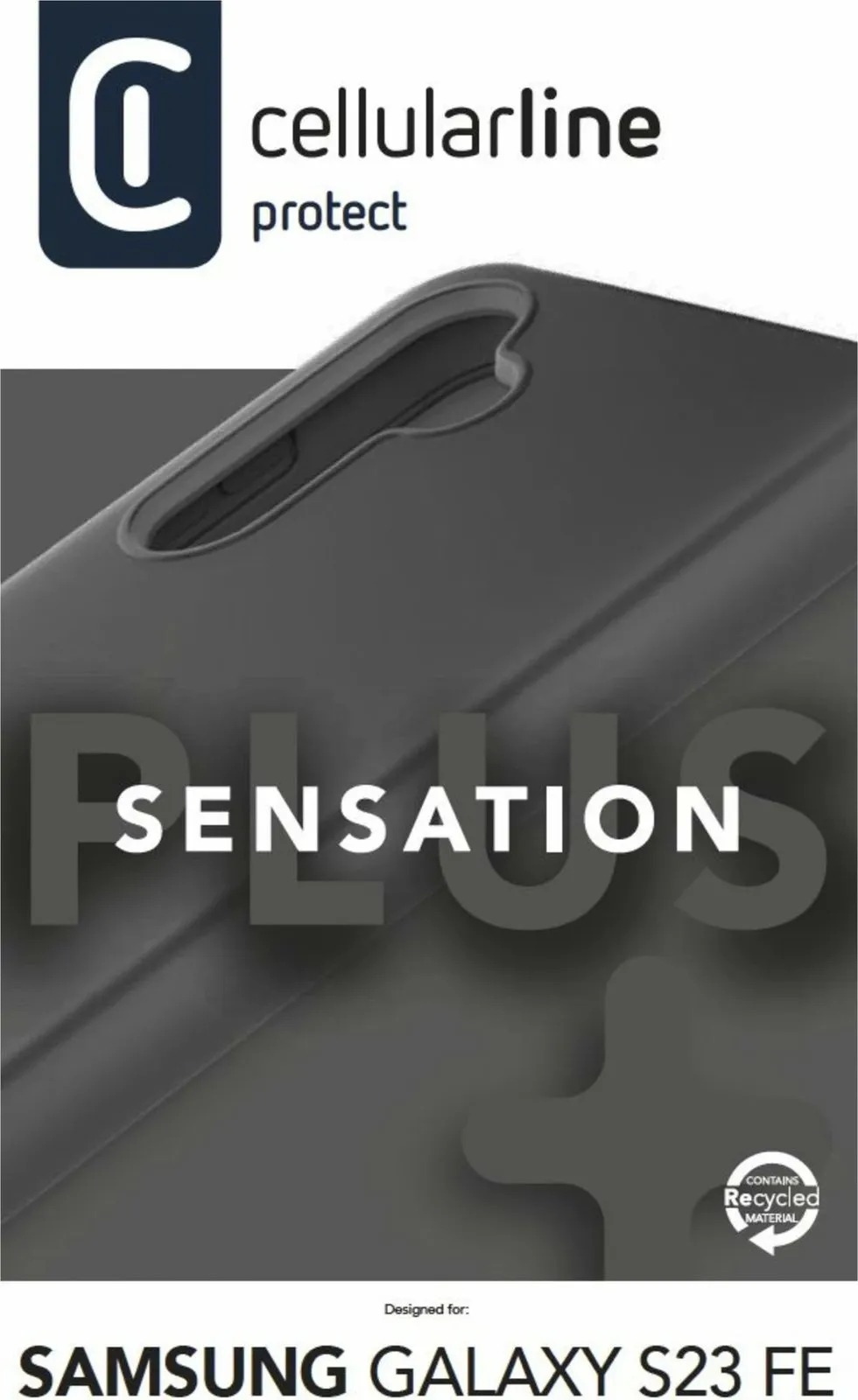 Mbështjellës Cellular Line Samsung Galaxy S23 FE 6.4" i zi - 2