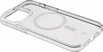 Kapak mbrojtës Cellularline Gloss Mag për iPhone 15, MagSafe, transparent