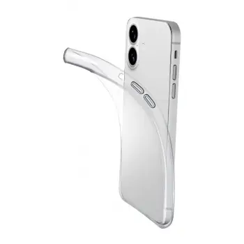 Kapak telefoni Cellularline Fine për iPhone 17, shumë i hollë, transparent