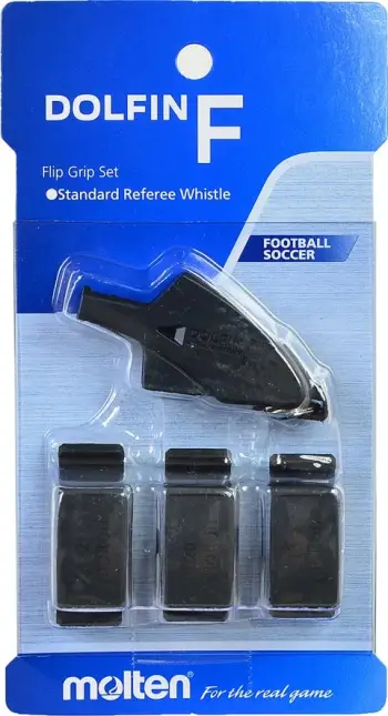Bilbil Arbitri Molten DELFIN F me dorezë, ngjyrë e zezë
