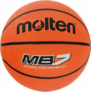 Top basketbolli Molten MB7, madhësia 7, gome, portokalli