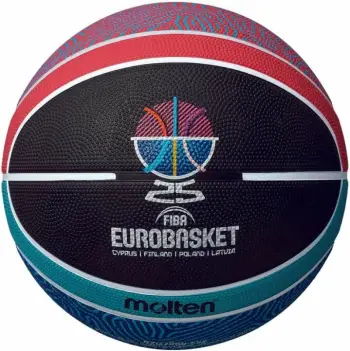 Top basketbolli Molten, Eurobasket 2025, rozë e kaltër