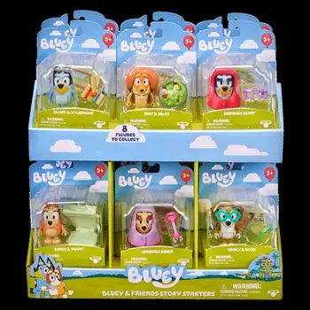 Figurë lodër Bluey Tm Toys Beginning of Play, 1 copë, 6.3 cm, shumëngjyrëshe