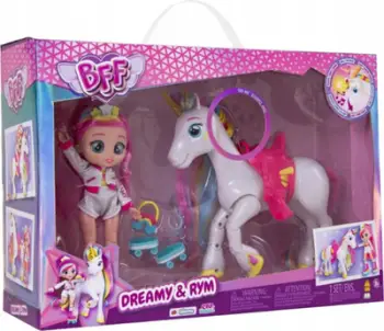 Set lodrash TM Toys BFF Cry Babies Dreamy dhe Rym, me aksesorë, për fëmijë