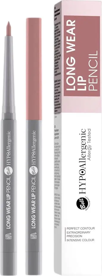 Laps për buzë Bell Hypoallergenic Long Wear Lip Pencil për femra 01 Pink Nude 0.3g