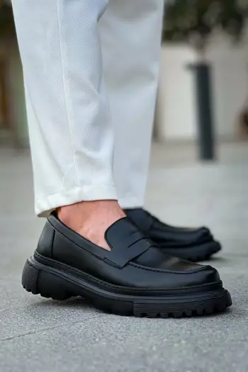 Këpucë për meshkuj, Chekich 2417 FST Black Men Loafer