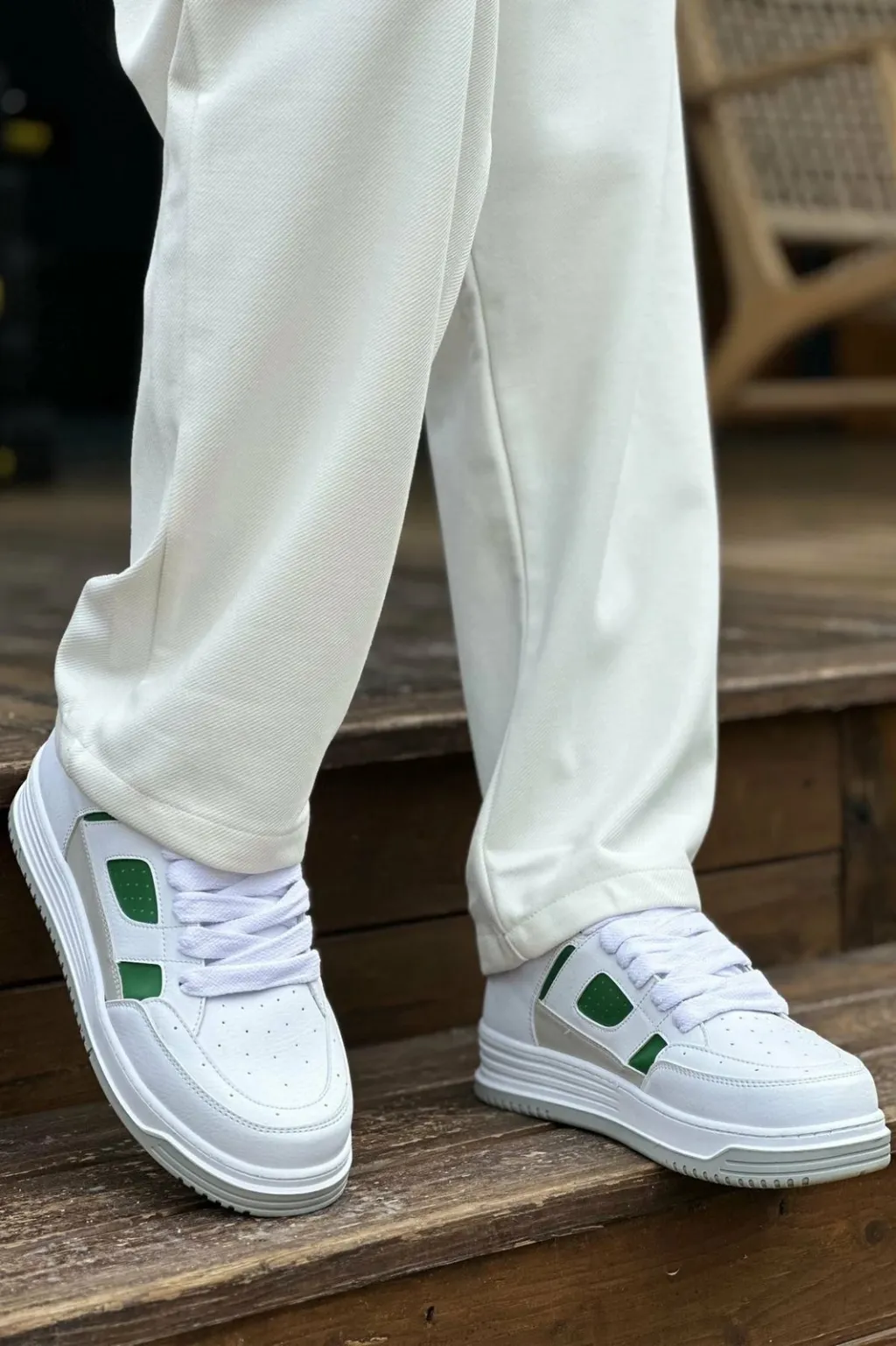Atlete për meshkuj, Chekich 2410 CBT Avax White/Green - 2