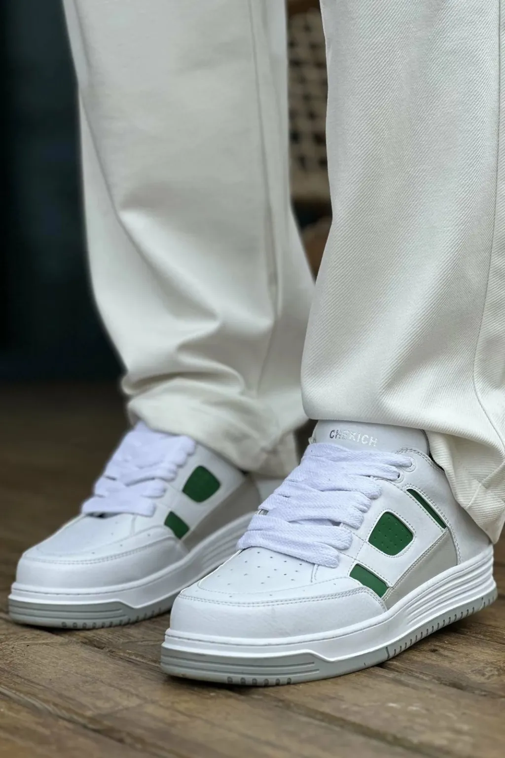 Atlete për meshkuj, Chekich 2410 CBT Avax White/Green - 4