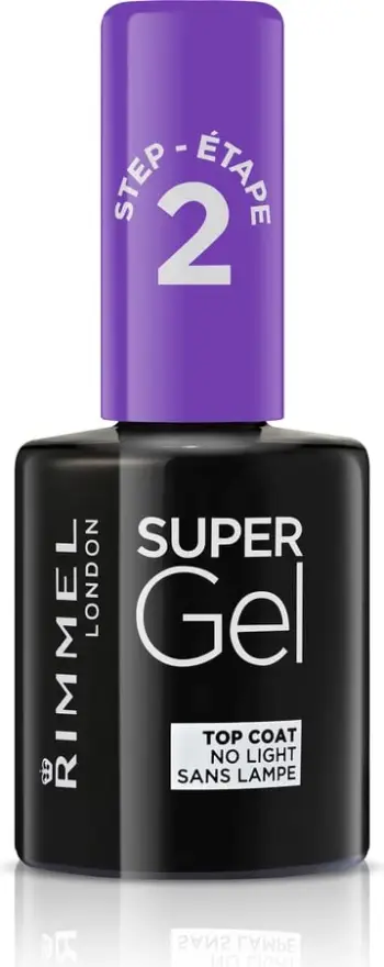 Llak për thonj Rimmel, 001 Top Coat - No Light, 12ml