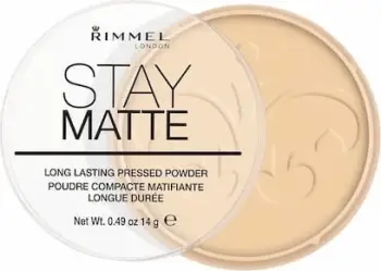 Puder kompakte Rimmel Stay Matte 001 Transparent 14g