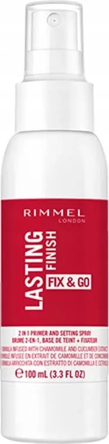 Sprj fiksues për grim Rimmel Insta Fix & Go Setting, 100 ml