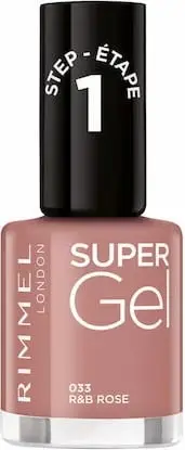 Llak për thonj për femra Rimmel Super Gel 033 R&B Rose 12ml