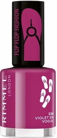 Llak për thonj Rimmel Flipflop Fashion, 336 Violet En Vogue, 8ml
