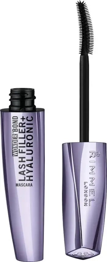 Maskarë për femra Rimmel Wonder'Bond Lash Filler + Hyaluronic Thickening 001 Black 11ml