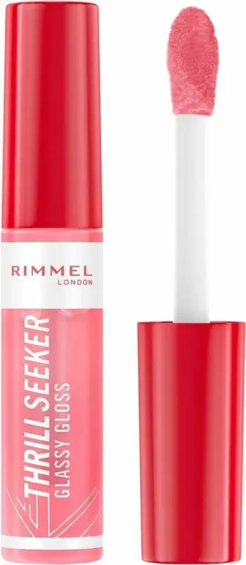 Gloss për buzë Rimmel Thrill Seeker Glassy Gloss 500 Pine To The Apple për femra, 10ml