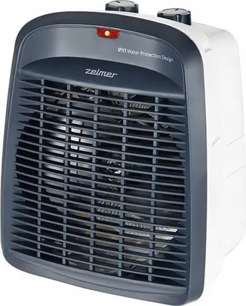Ngrohës me ventilator Zelmer ZFH1900, 2000W, termostat i rregullueshëm, blu navy