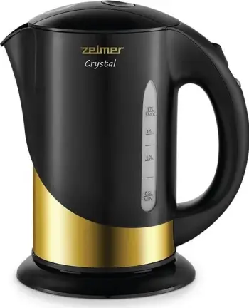 Çajnik elektrik Zelmer ZCK7630 Crystal, 1.7L, 2200W, i zi gold