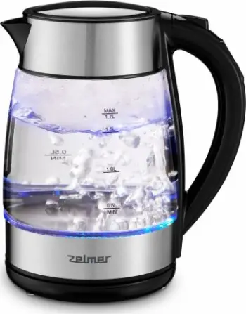 Çajnik Zelmer ZCK8026, 1.7L, argjend