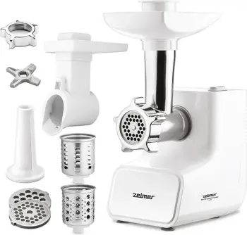 Makinë mishi Zelmer ZMM3512B, 1500 W, Bardhë