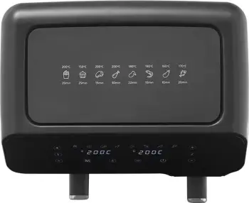 Fritezë ajri Zelmer ZAF 9000, 5.5 l + 3.5 l, 2700 W, e zezë