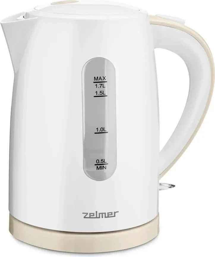 Çajniku elektrik Zelmer, bardhë dhe bezh - 1