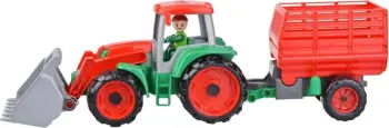 Lodër traktor Lena, i kuq