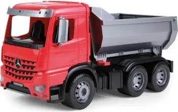 Kamion lodër për fëmijë Lena Mercedes Arocs, 45 cm, +3 vjeç, i kuq gri