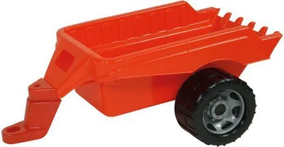 Loder rimorkio plastike Lena, e kuqe - 1