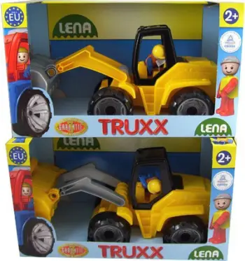 Buldozer lodër Lena Truxx – 04412, 37 cm, i verdhë