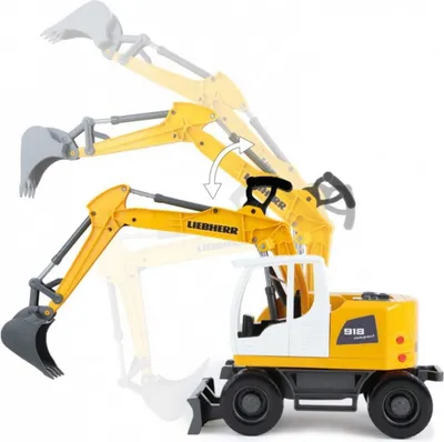 Gëmues lodër Lena Worxx Liebherr, 48 cm, shumëngjyrësh - 7