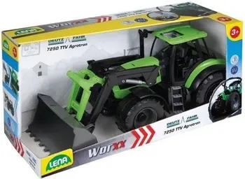 Traktor lodër Lena Worxx Agrotron, 45 cm, plastik, shumëngjyrësh