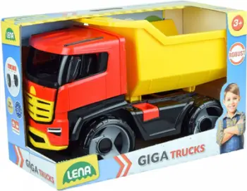 Lodër kamion Lena Tipper, 51cm, e kuqe / e verdhë