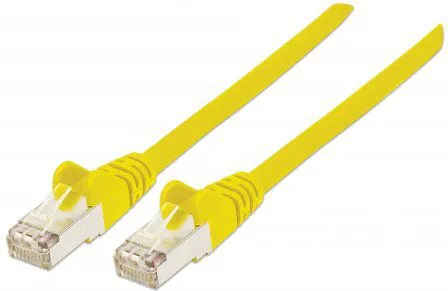 Kabllo rrjeti Intellinet Network Solutions Patchcord S/FTP, 26 AWG, CAT7, 0.25m, e verdhë - 1