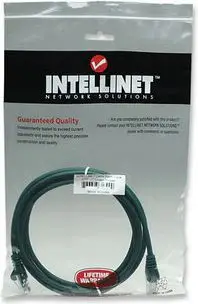 Kabllo rrjeti Intellinet Network Solutions, CAT6, UTP, 5m, e gjelbër