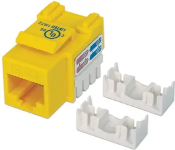 Modul rrjeti Keystone Intellinet Network Solutions 210584, RJ45 UTP Cat6, i verdhë