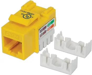 Modul rrjeti Intellinet Network Solutions, Cat.5e, UTP, RJ45, i verdhë