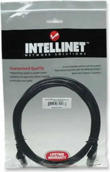 Kabllo rrjeti Intellinet Network Solutions 342049, RJ-45, Cat.6, 1m, e zezë