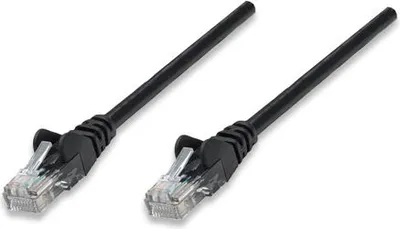 Kabllo patchcord Intellinet Network Solutions, Cat.5e, UTP, 0.45m, e zezë - 1